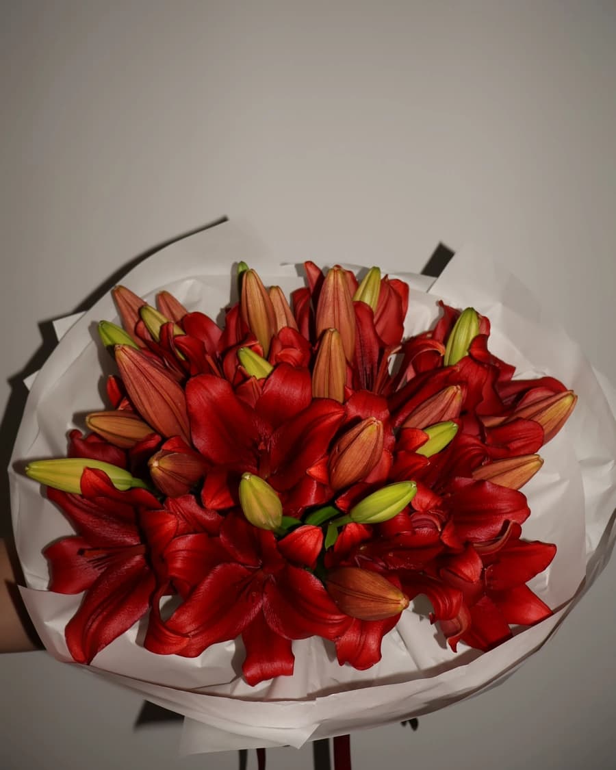 Red Lilies