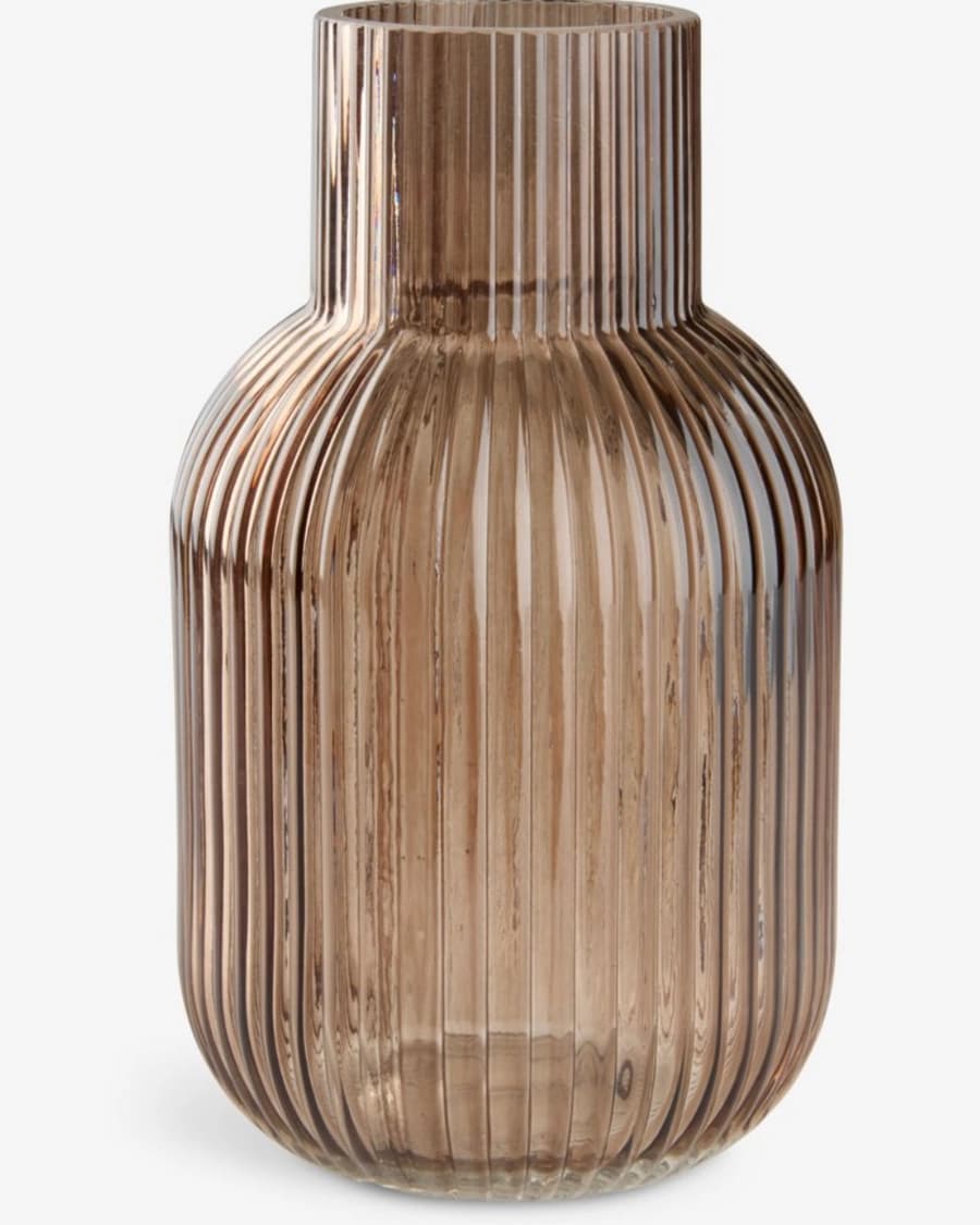 Vase Walnut Brown